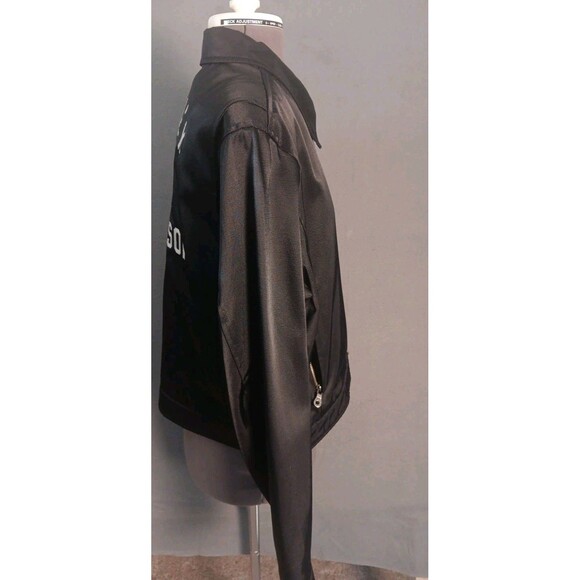 Harley Davidson Womans LARGE Nylon Embroidered Motorcycle Riding Jacket- NWOT - Picture 14 of 16